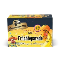 Goldmännchen Früchteparade - Mango & Maracuja filteres gyümölcstea Goldmännchen Früchteparade - Mango & Maracuja filteres gyümölcstea