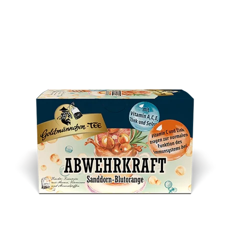 Goldmännchen Abwehrkraft gyümölcstea